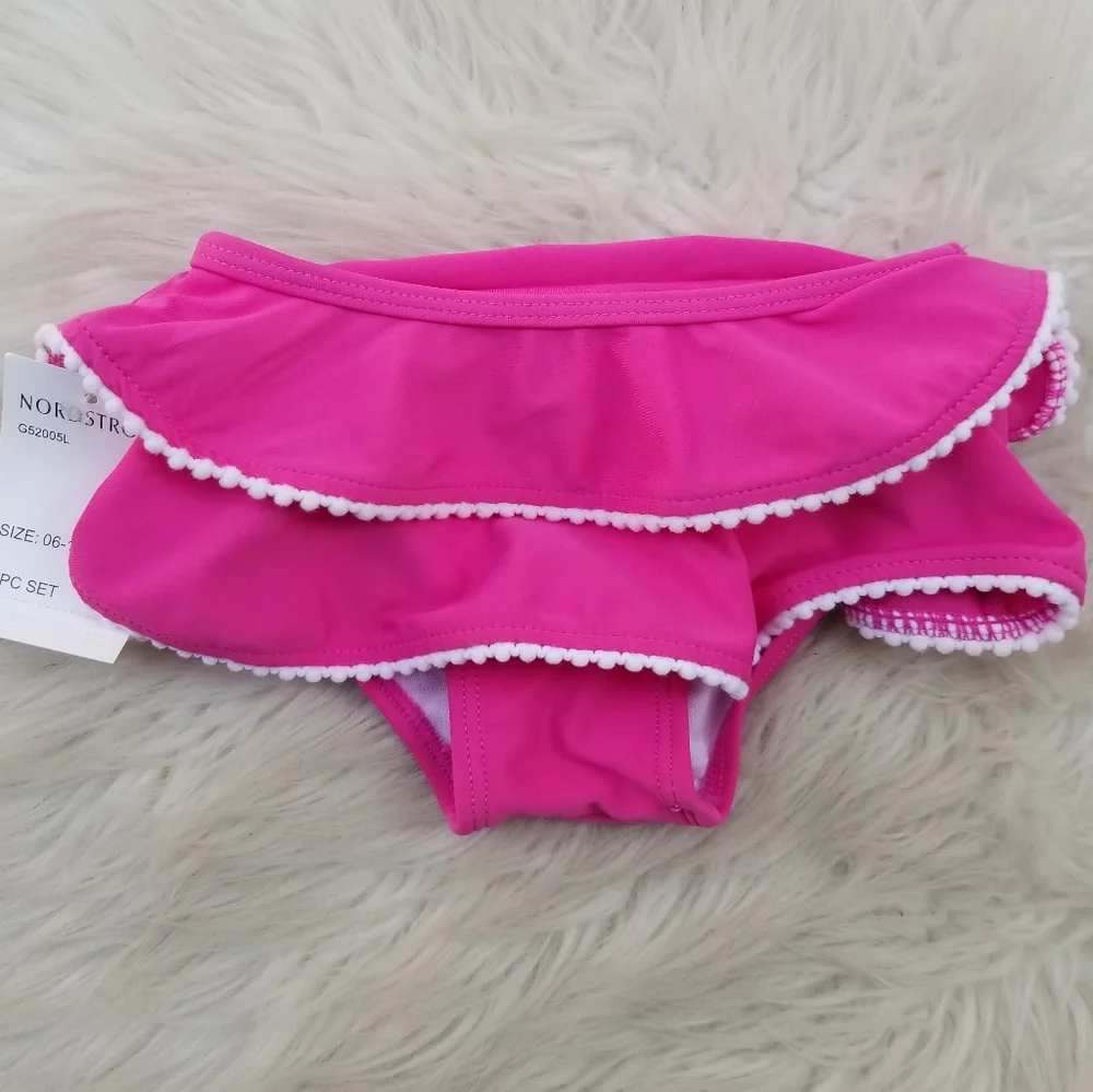 NWT Snapper Rock Fuschia Lily Ruffle Set